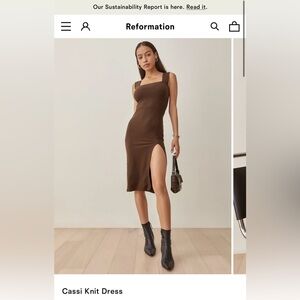 Reformation Cassi Midi Dress